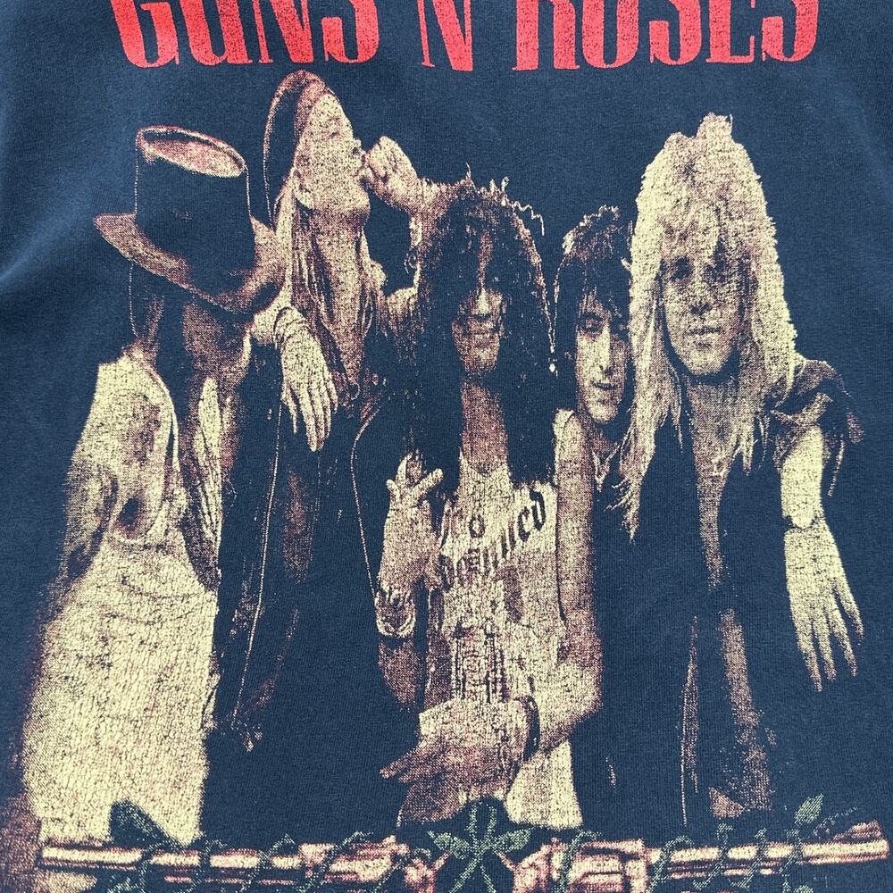 Vintage Guns N Roses Axl Rose Embroidered Double Sided Band Tee Shirt XL - Picture 7 of 8